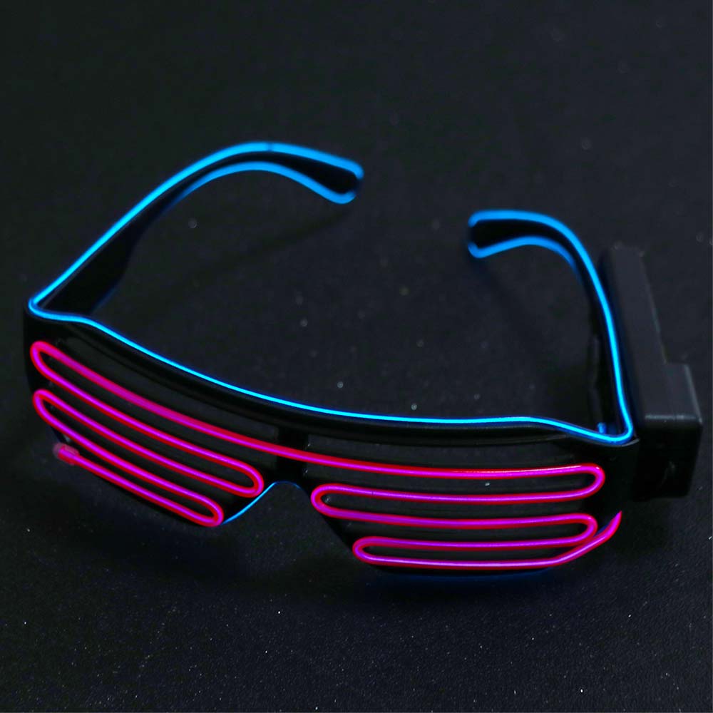 Fashion Wireless LED Glowing G - огляд і ціна Glow In The Dark Party Glasses