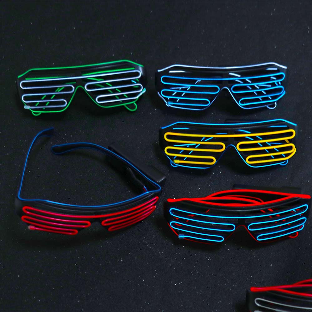 Fashion Wireless LED Glowing G - огляд і ціна Glow In The Dark Party Glasses