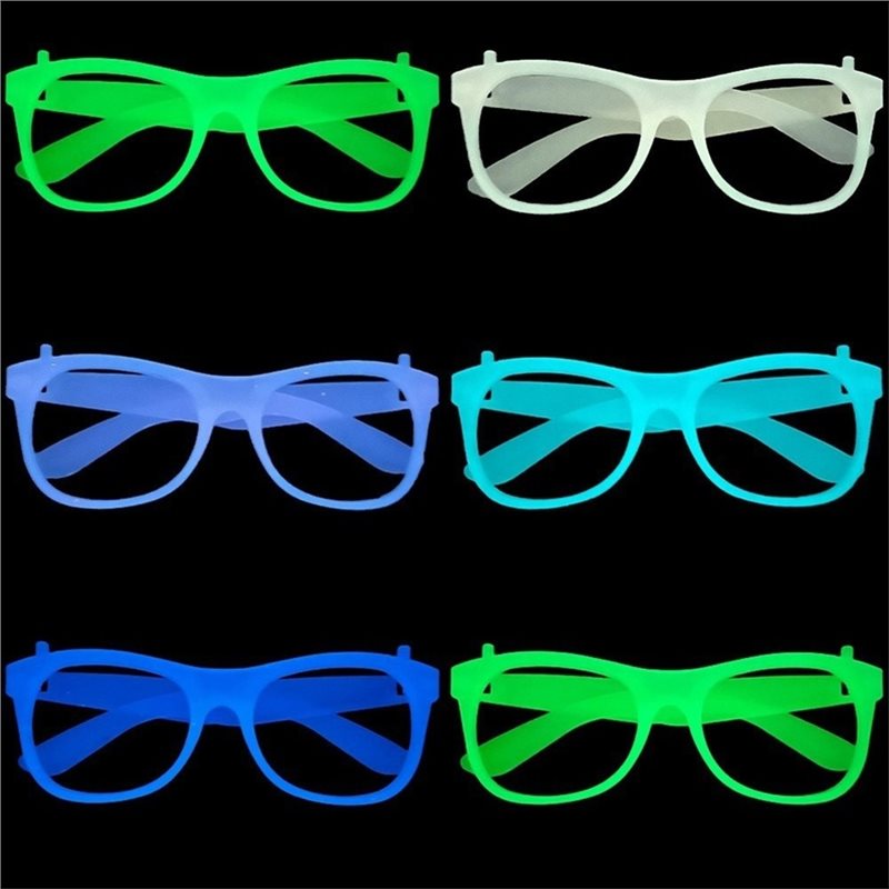 WCS-Neon Glow-In-The-Dark Glas - огляд і ціна Glow In The Dark Party Glasses