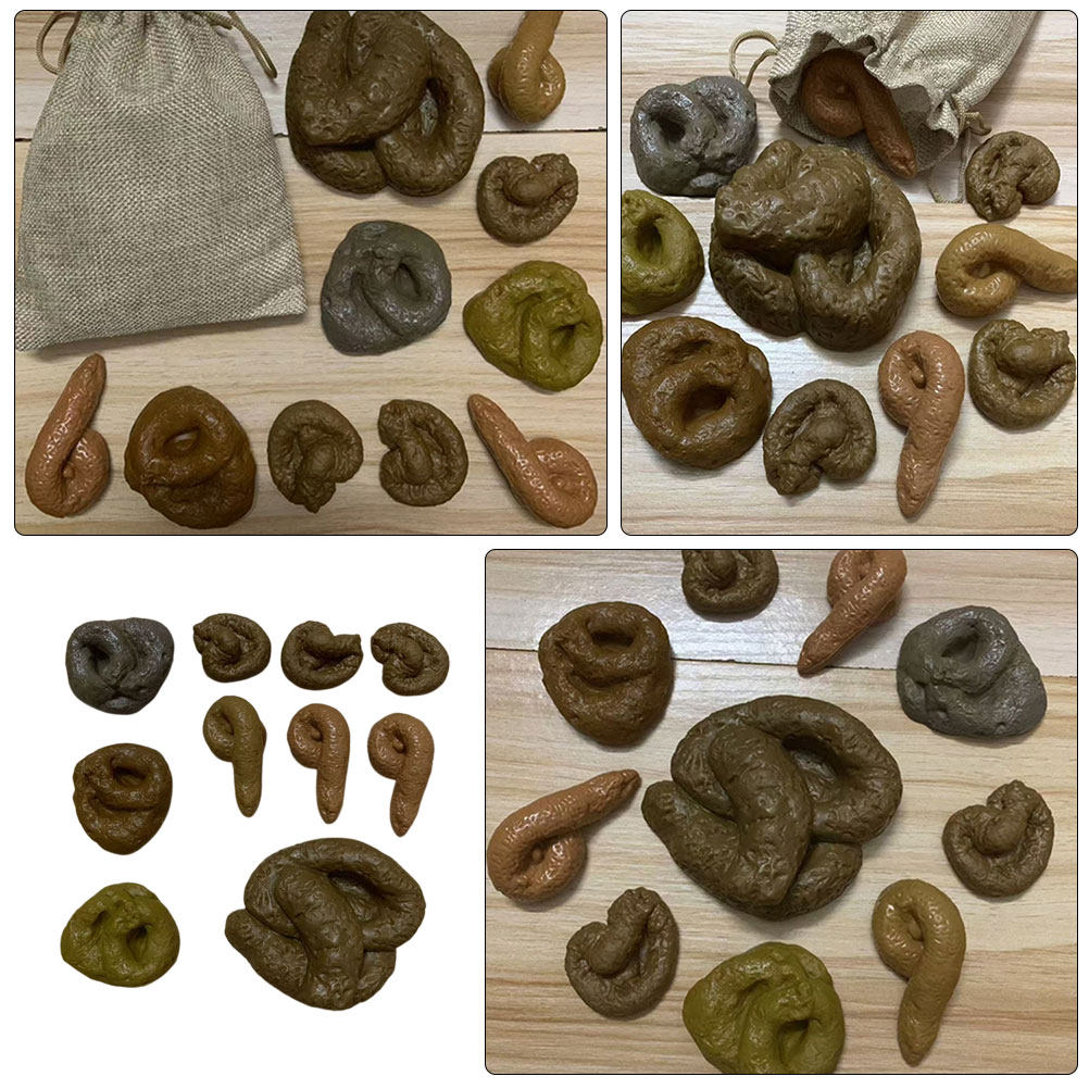 10Pcs Fake Poop Prank Set Apri - огляд і ціна Fake Poop Gag Gift