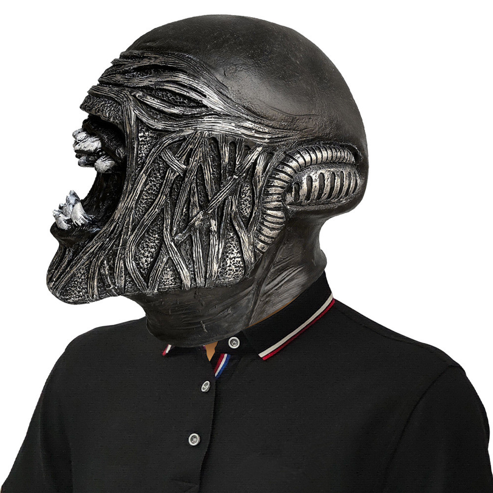 Alien Scrary Masks Latex Headg - огляд і ціна Latex Alien Mask Realistic
