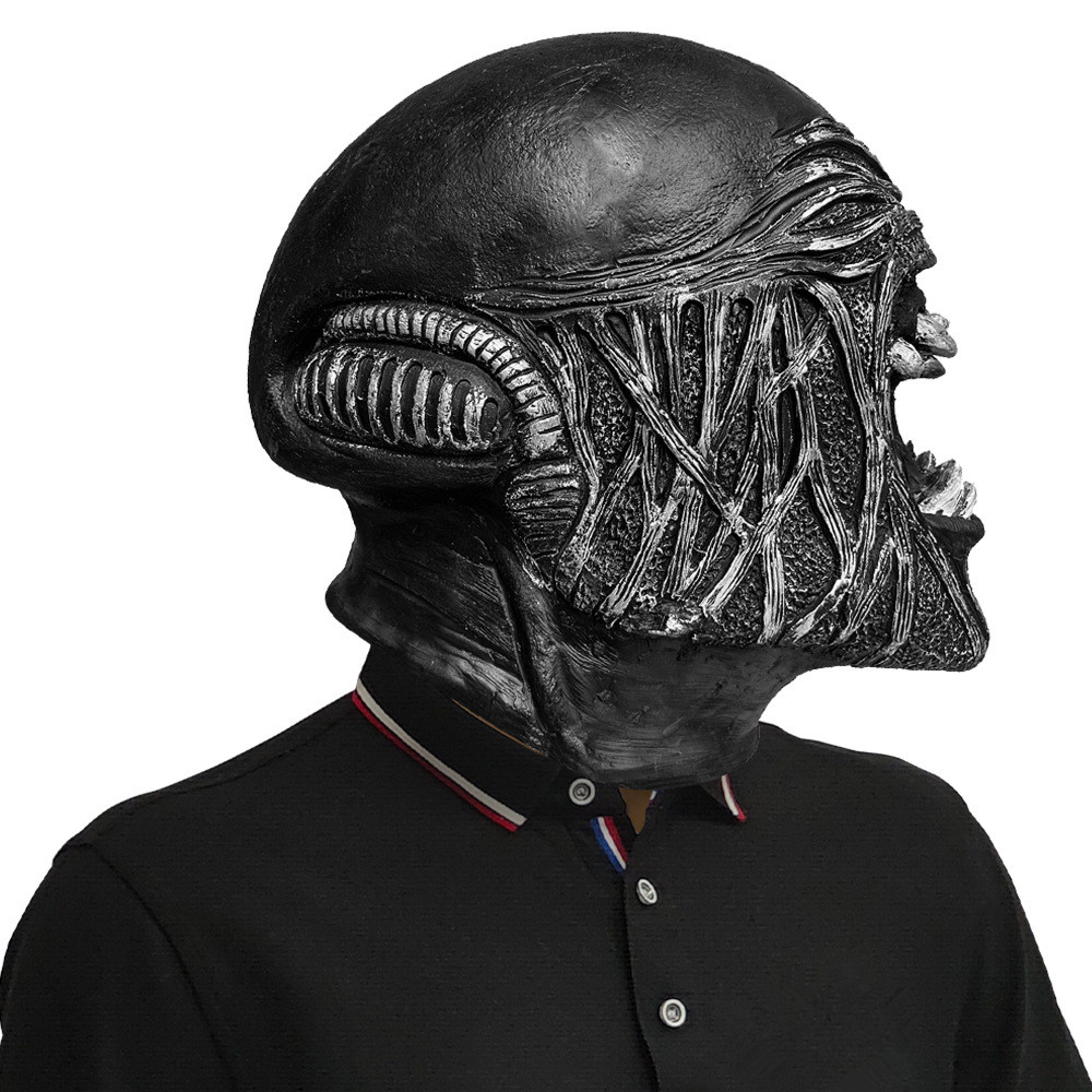 Alien Scrary Masks Latex Headg - огляд і ціна Latex Alien Mask Realistic