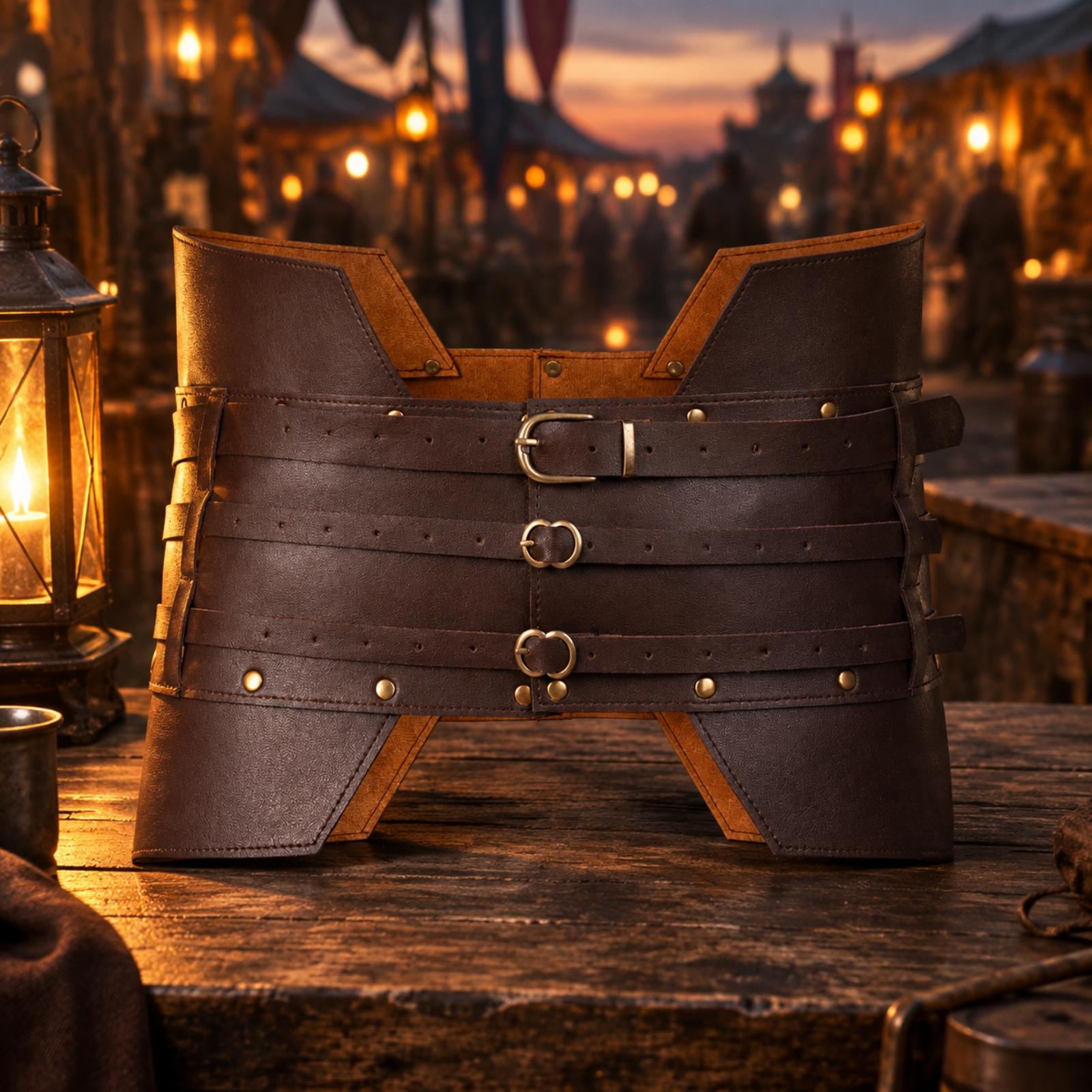 Adjustable Faux Leather Mediev - огляд і ціна Costumes