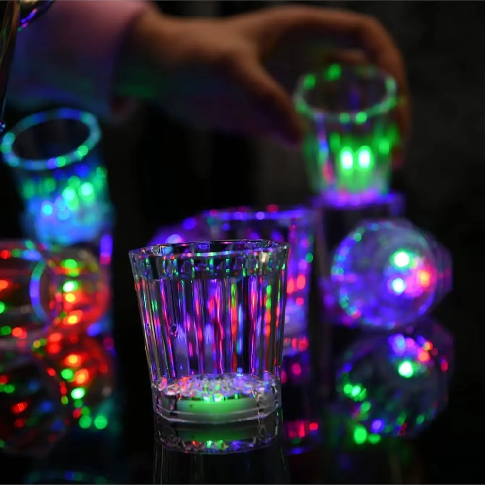 12/24Pack LED Light Up Shot Gl - огляд і ціна Glow In The Dark Party Glasses