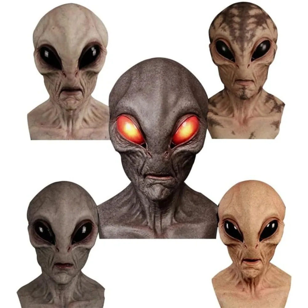 Hot Sale Halloween Costume Ali - огляд і ціна Latex Alien Mask Realistic