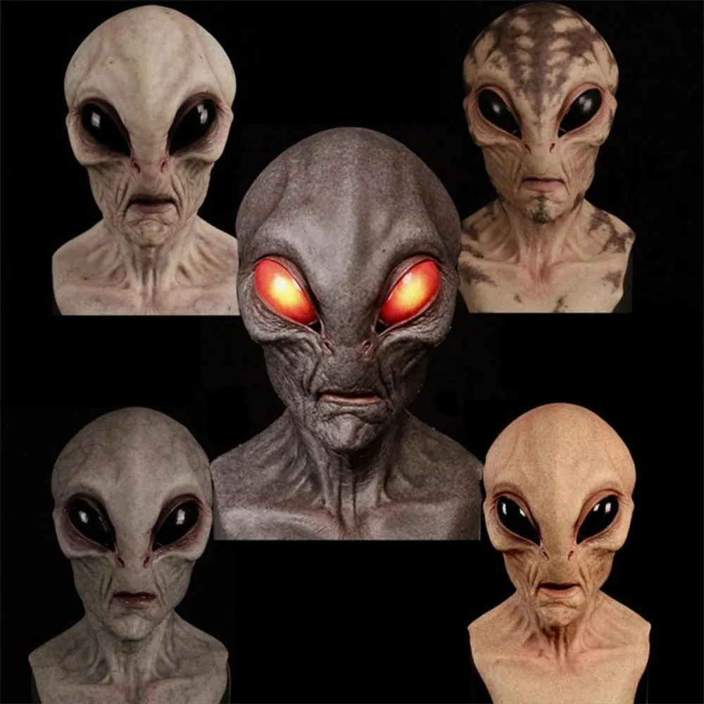 Hot Sale Halloween Costume Ali - огляд і ціна Latex Alien Mask Realistic
