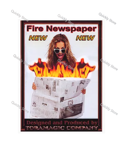 Fire Newspaper by Tora Magic M - огляд і ціна Magic Tricks