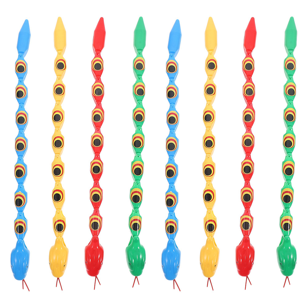 8Pcs Wiggly Jointed Snake Toys - огляд і ціна Prank Toys