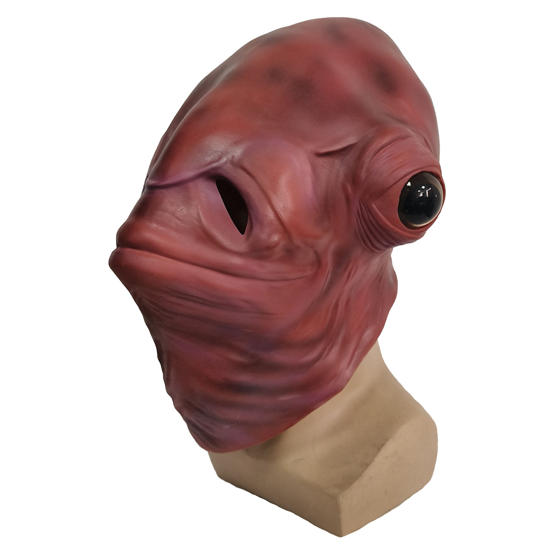 Realistic Red Fish Alien Full  - огляд і ціна Latex Alien Mask Realistic