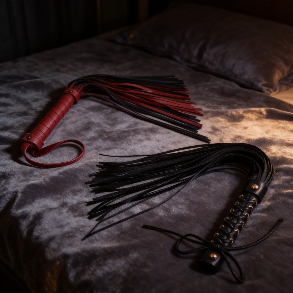 Erotic Leather Flogger BDSM Bu - огляд і ціна Party Supplies