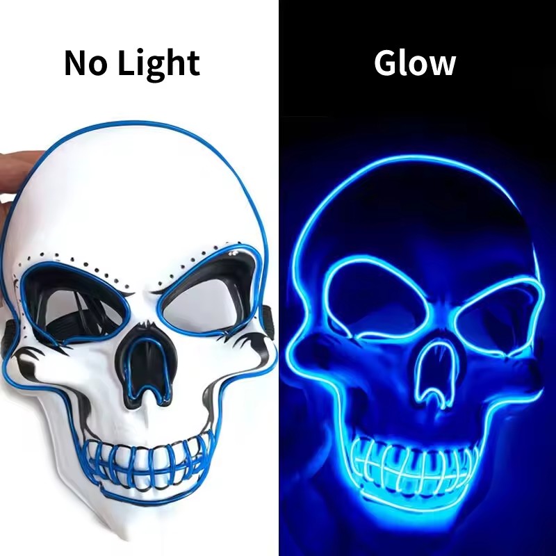Neon Mask Led Light Up Party M - огляд і ціна Led Purge Mask Halloween